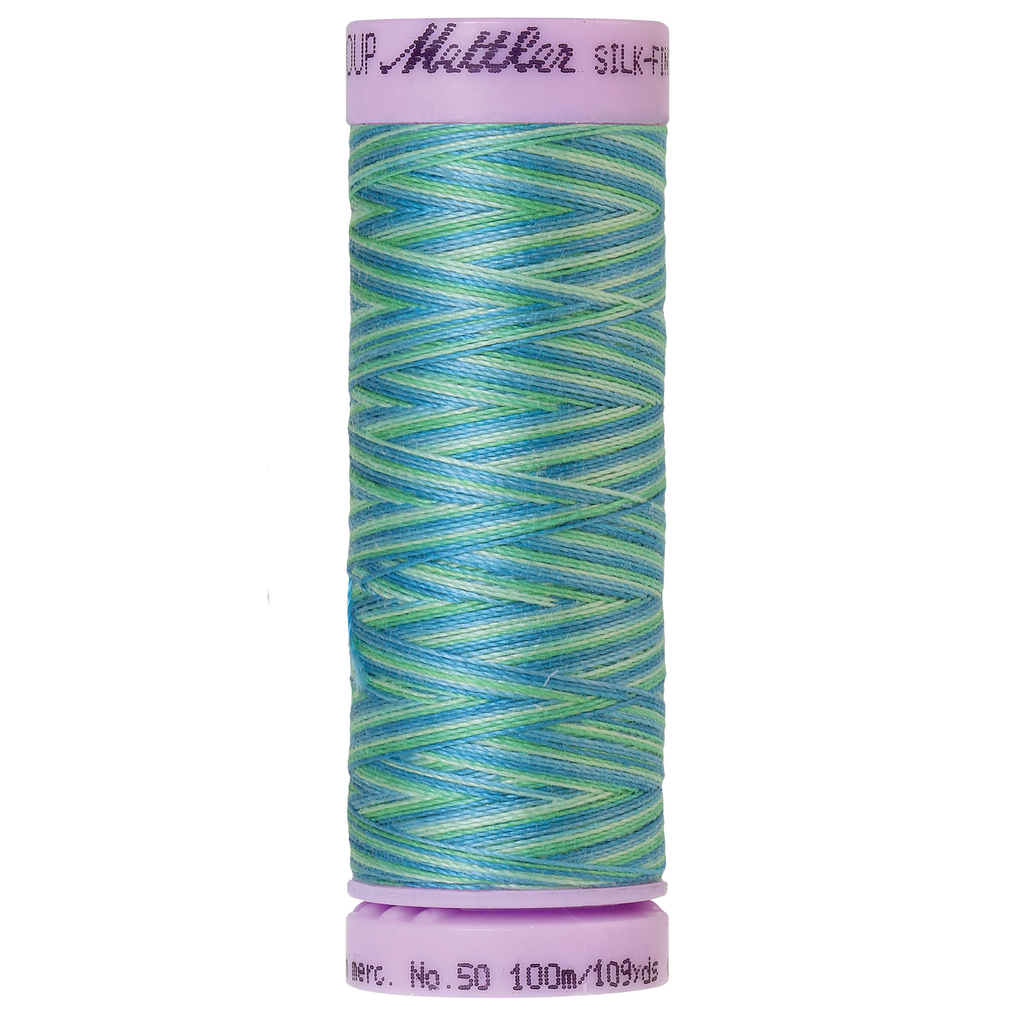 Silk Finish Thread Multicolor Sea Spray Blue 9814
