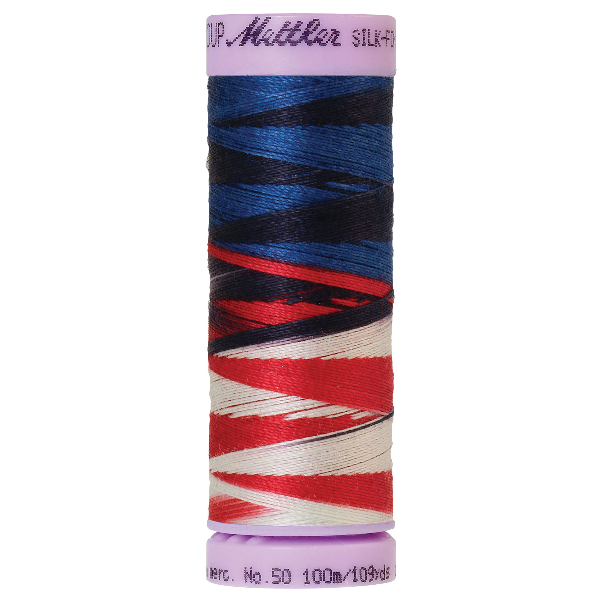 Silk Finish Thread Multicolor Patriotic 9823
