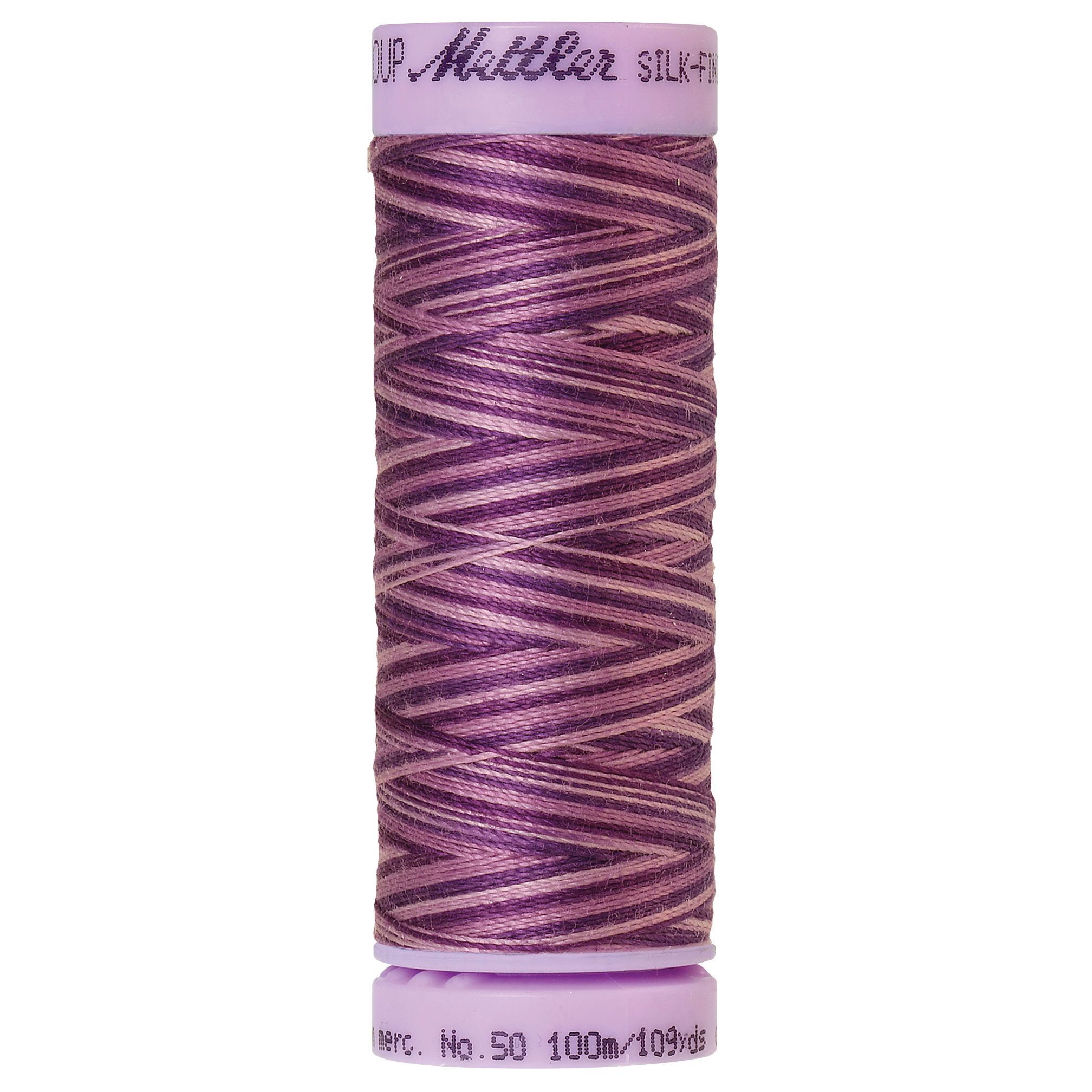 Silk Finish Thread Multicolor Lilac Bouquet 9838