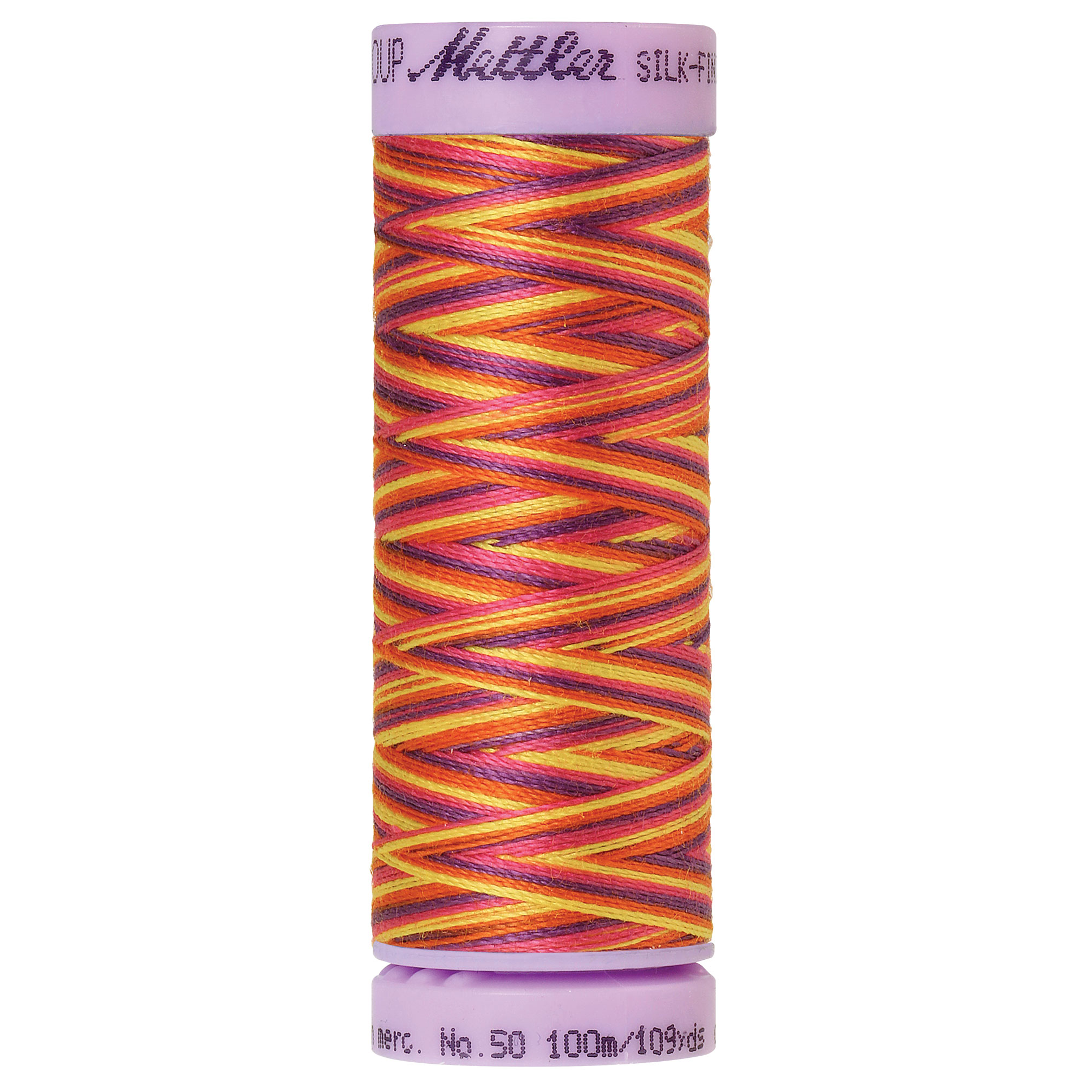 Silk Finish Thread Multicolor Smiley Mix 9841