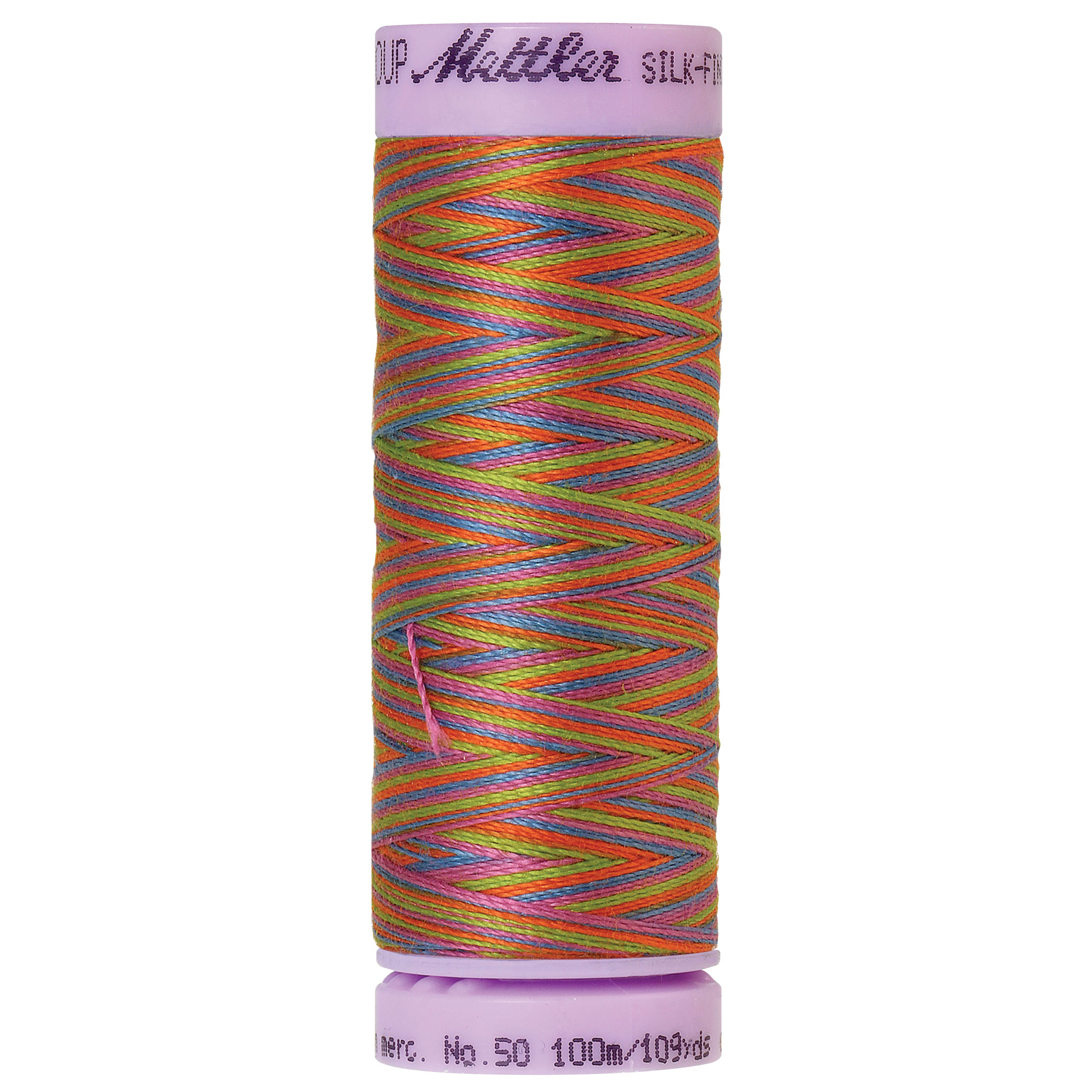Silk Finish Thread Multicolor Preppy Bright 9842