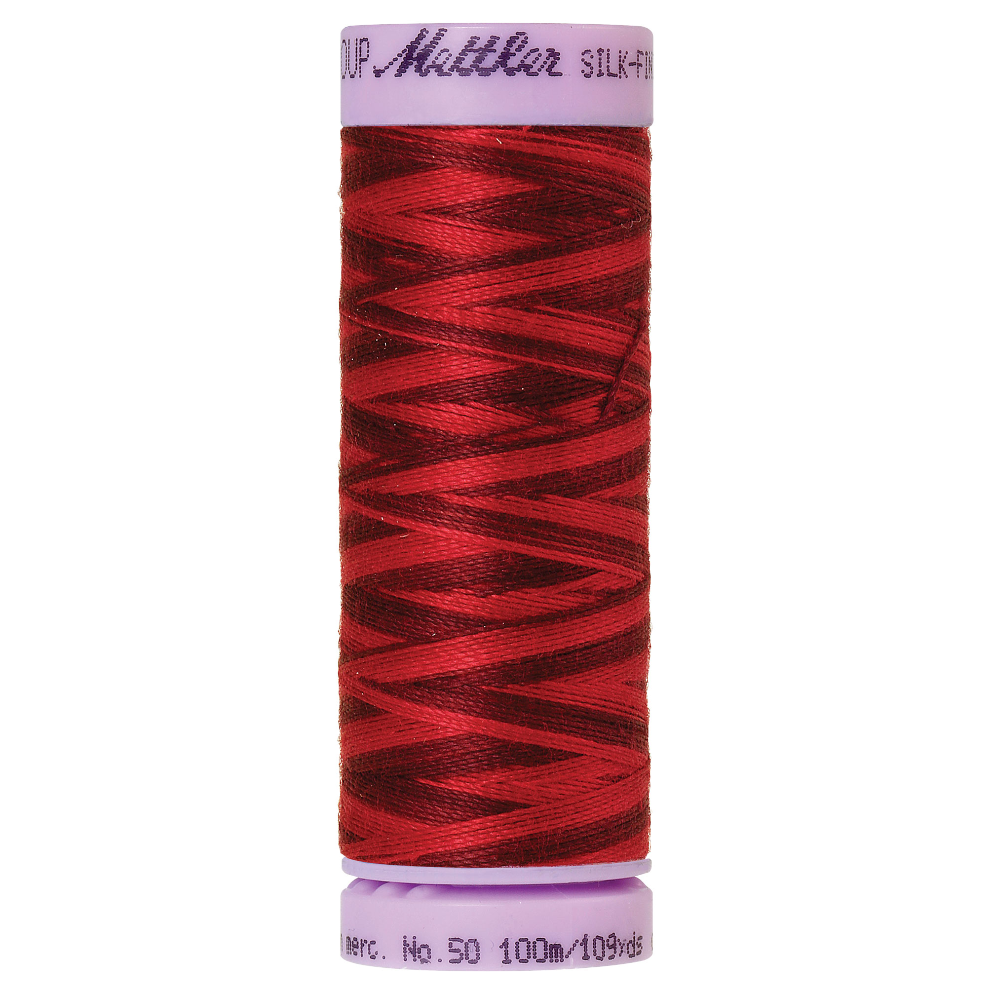 Silk Finish Thread Multi-color Midnight Garnet 9845