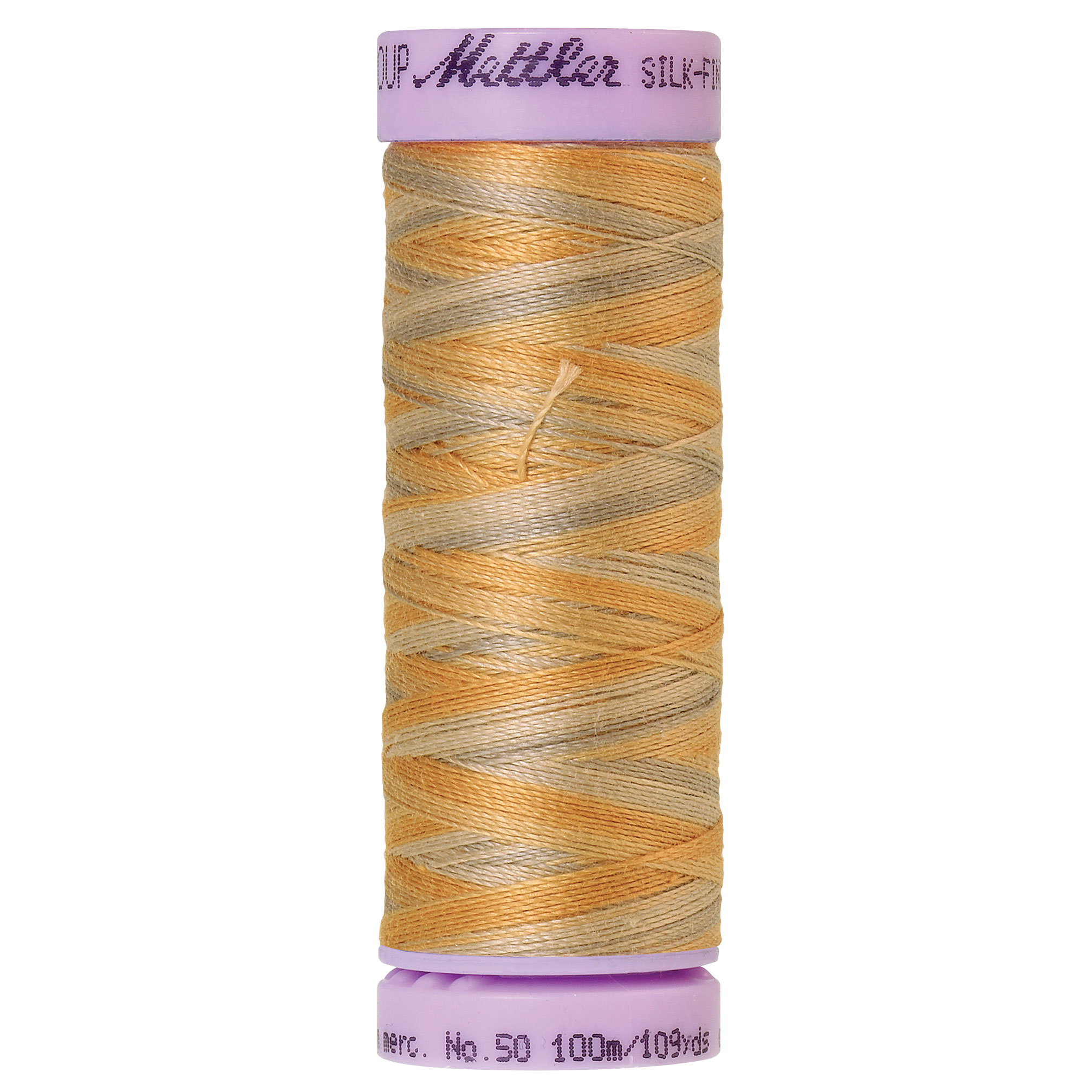 Silk Finish Thread Multicolor Natural Stone