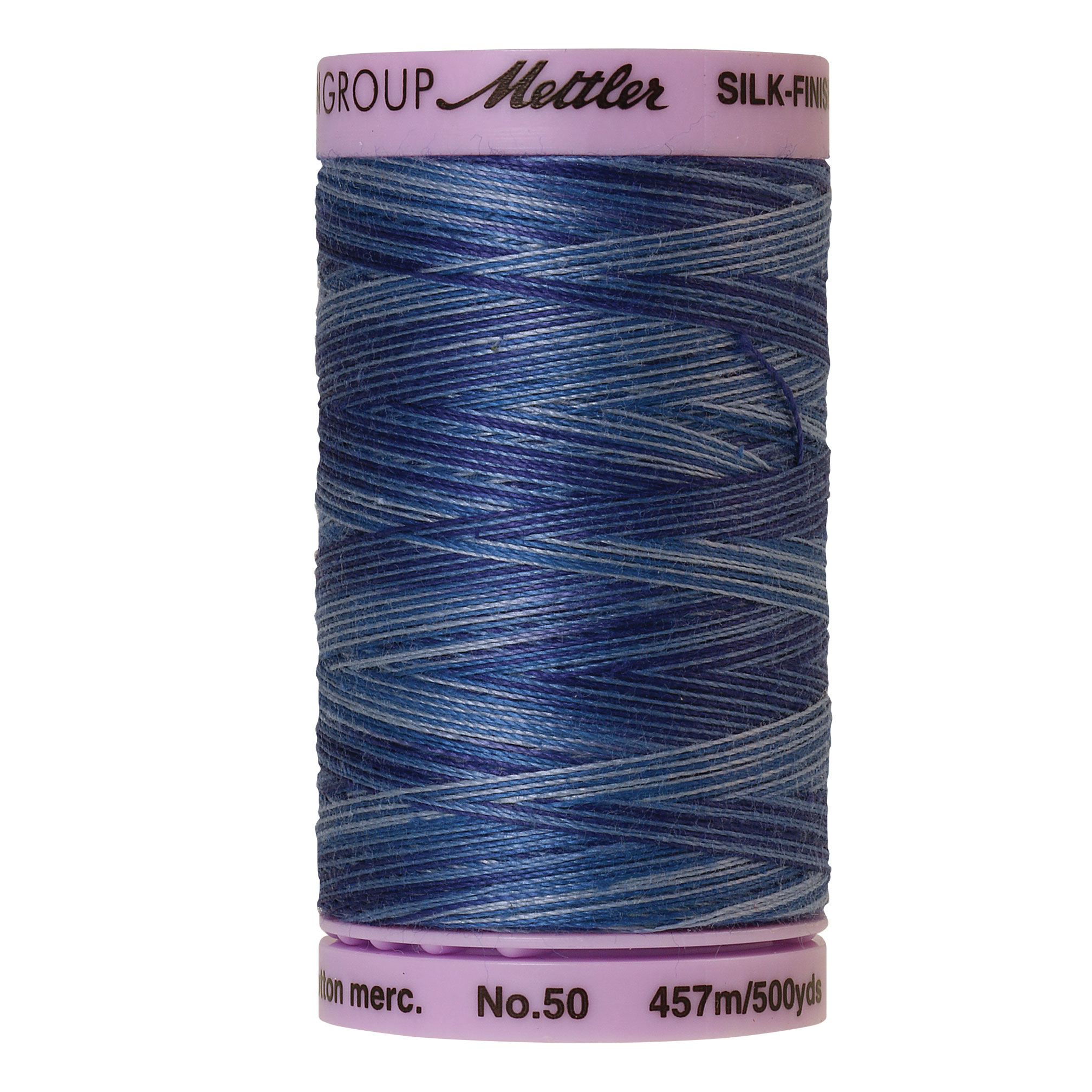 Silk Finish Thread Multicolor Evening Blue 9812