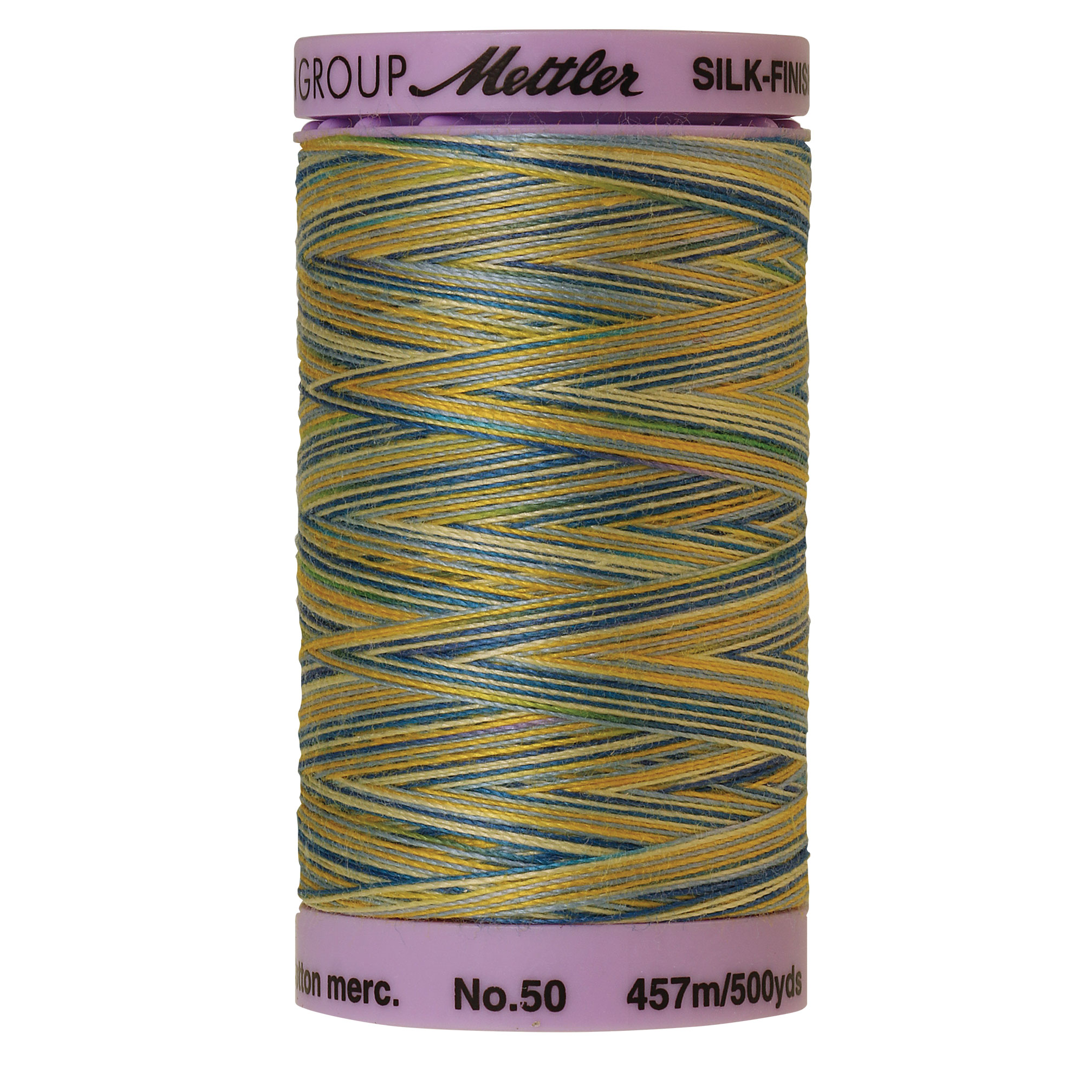 Silk Finish Thread Multicolor China Blue 9829