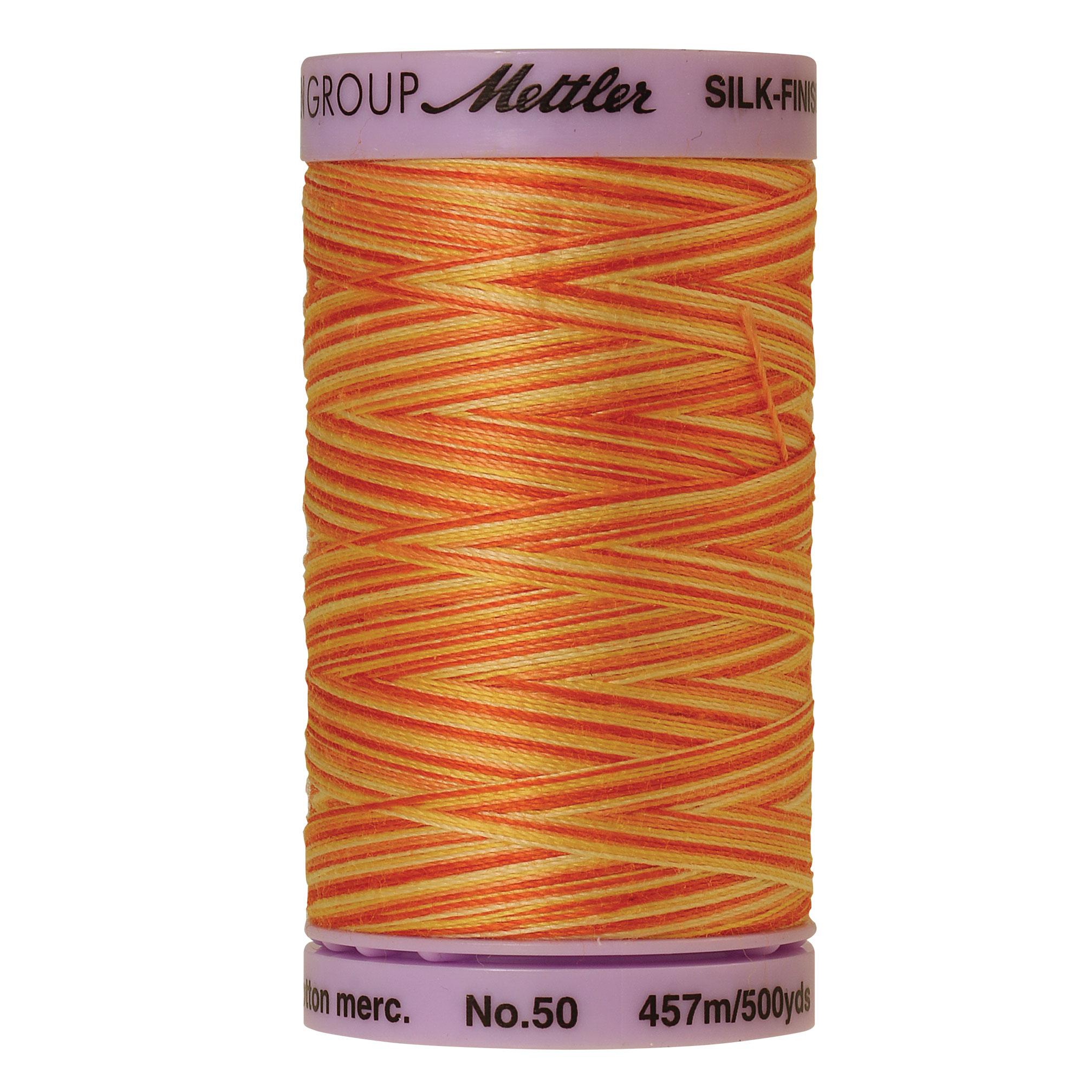Silk Finish Thread Multicolor Orange Ana 9831