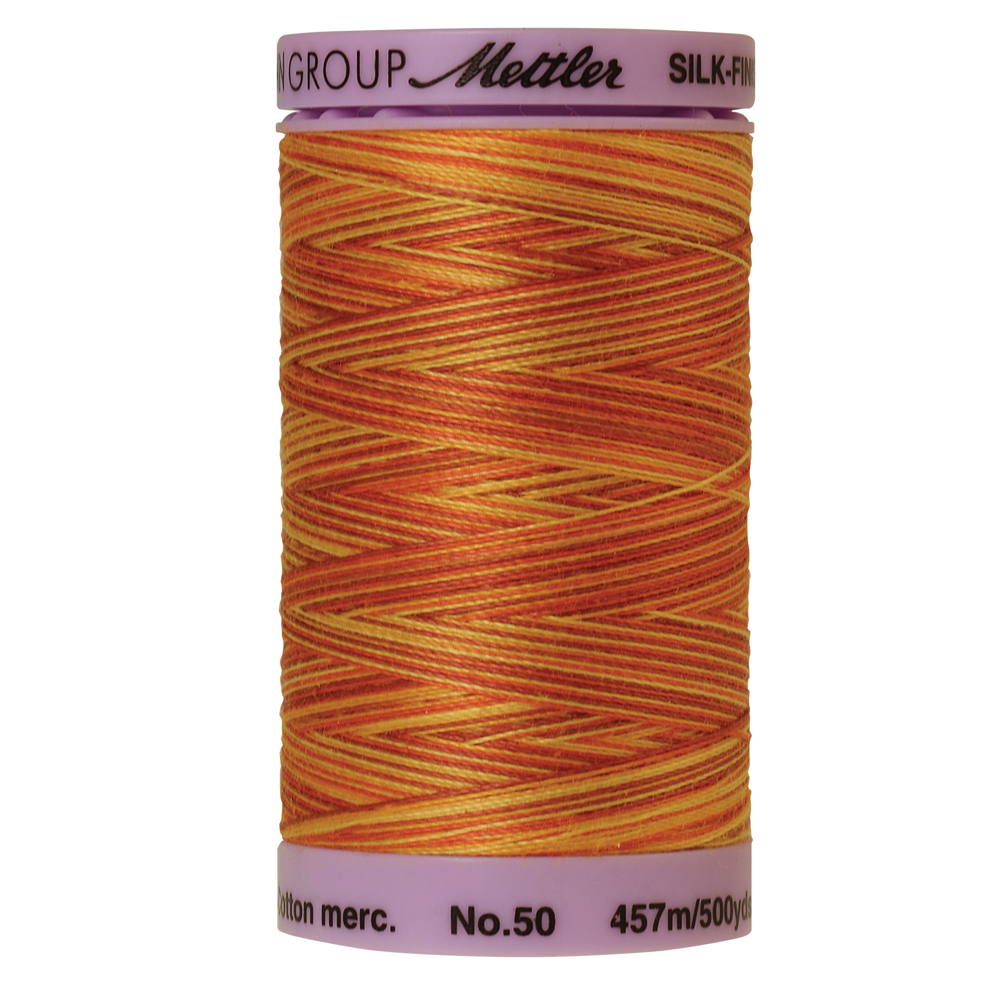 Silk Finish Thread Multi-color Falling Leaves 9858
