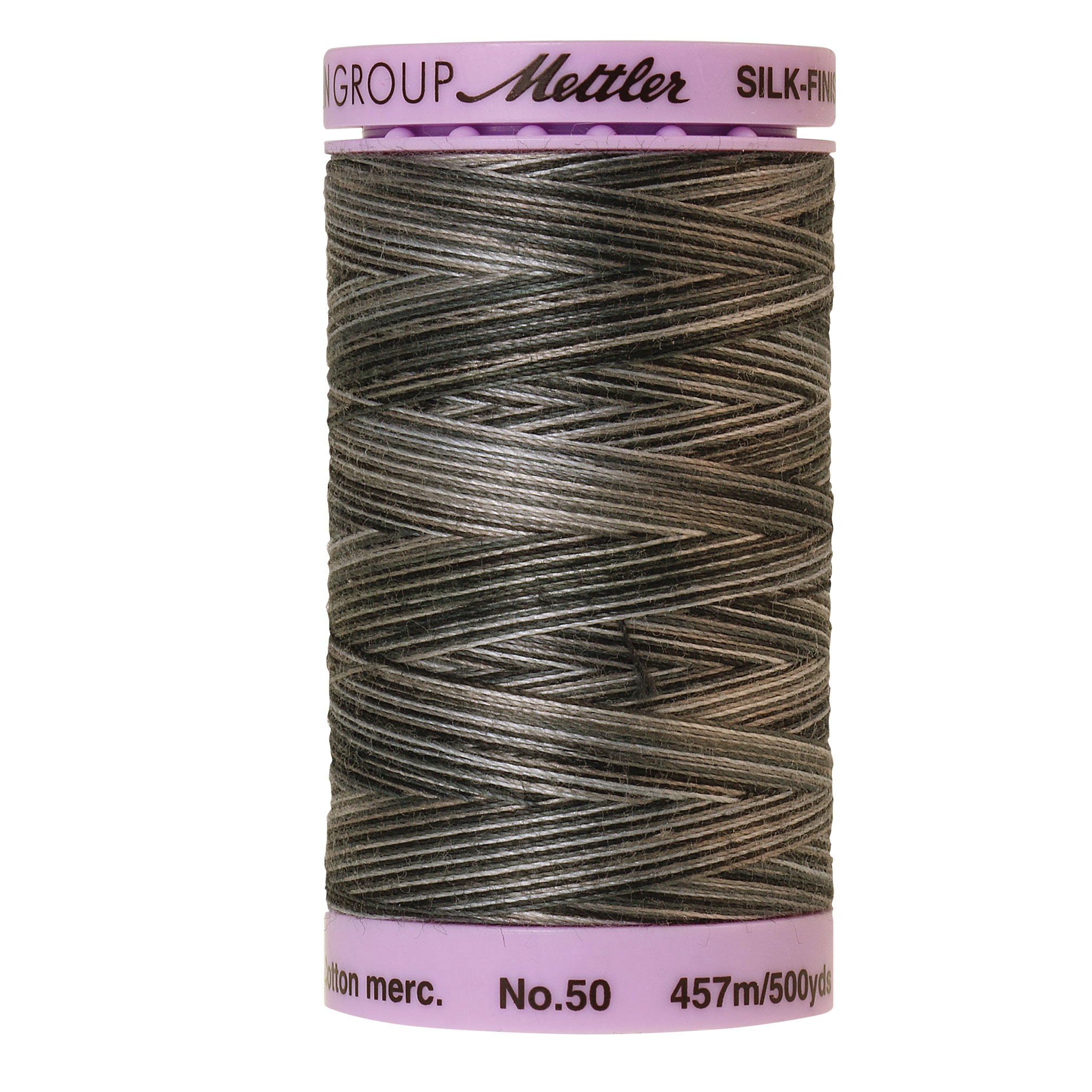 Silk Finish Thread Multicolor Charcoal 9861