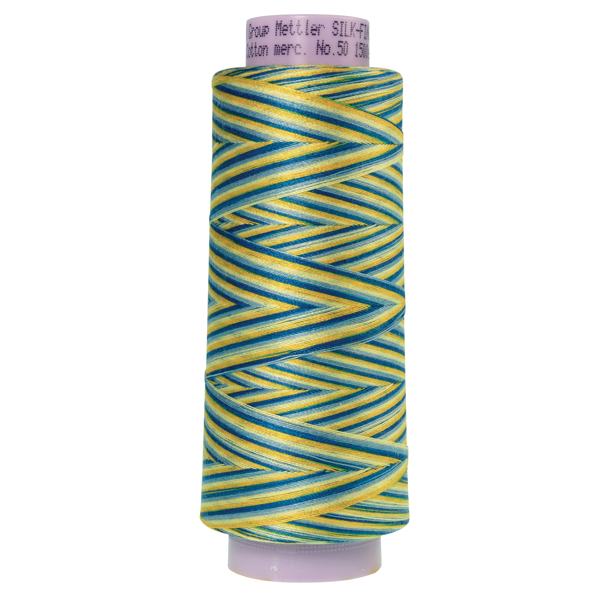 Silk Finish Thread Multicolor China Blue 9829