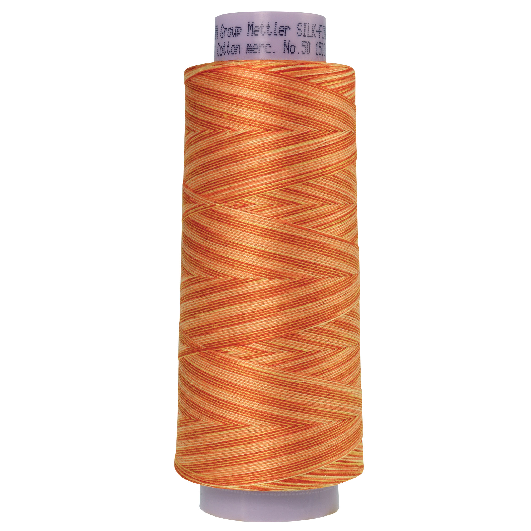 Silk Finish Thread Multicolor Orange Ana 9831