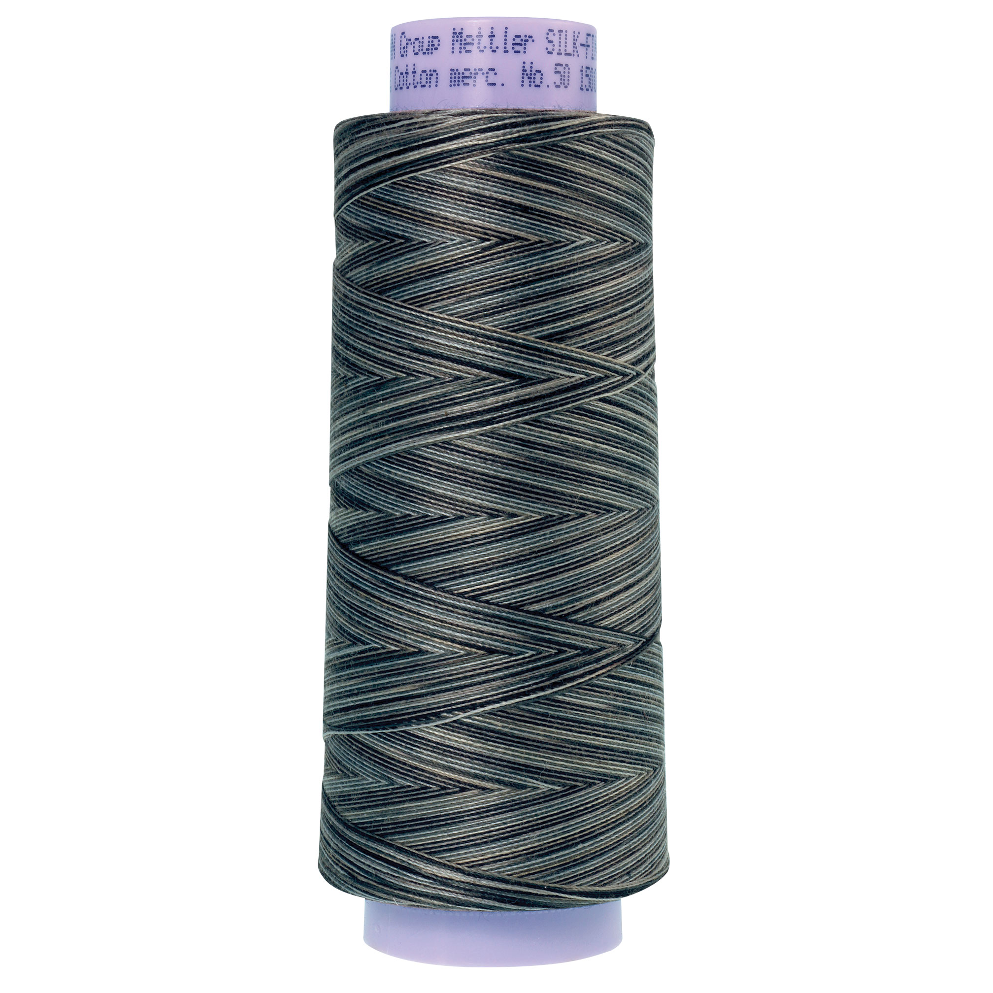 Silk Finish Thread Multicolor Charcoal 9861
