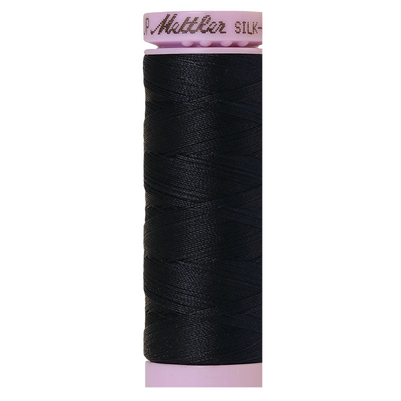 Silk Finish Thread 50wt Darkest Blue 0821