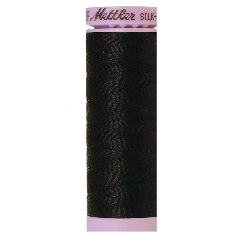Silk Finish Thread 50wt Black 4000