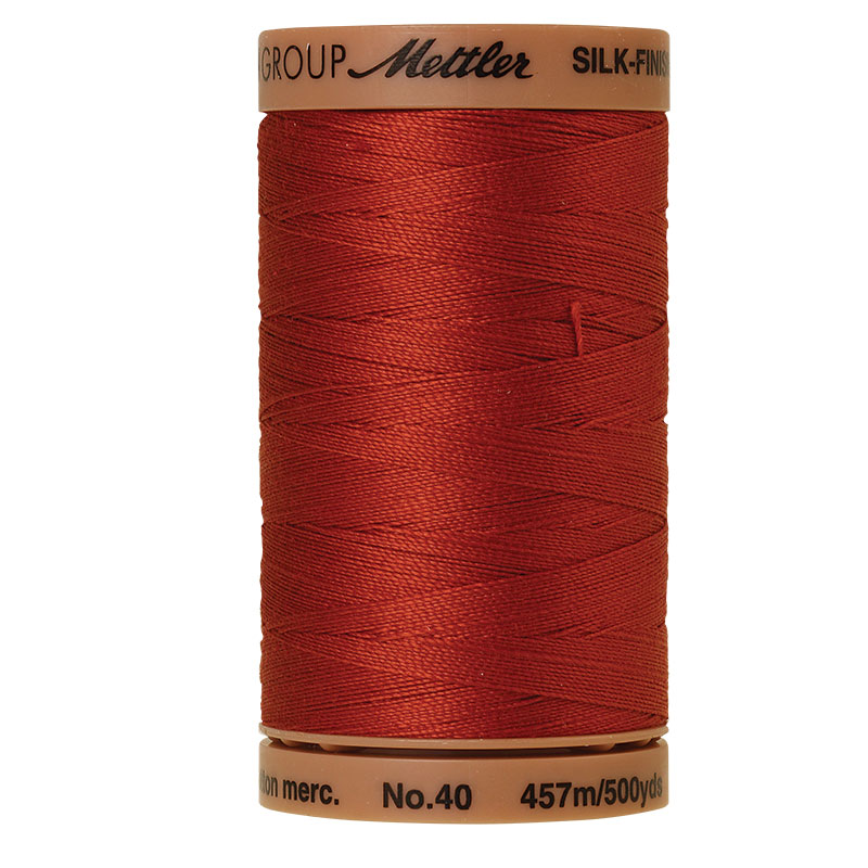 Silk Finish Thread 40wt Brick 1074