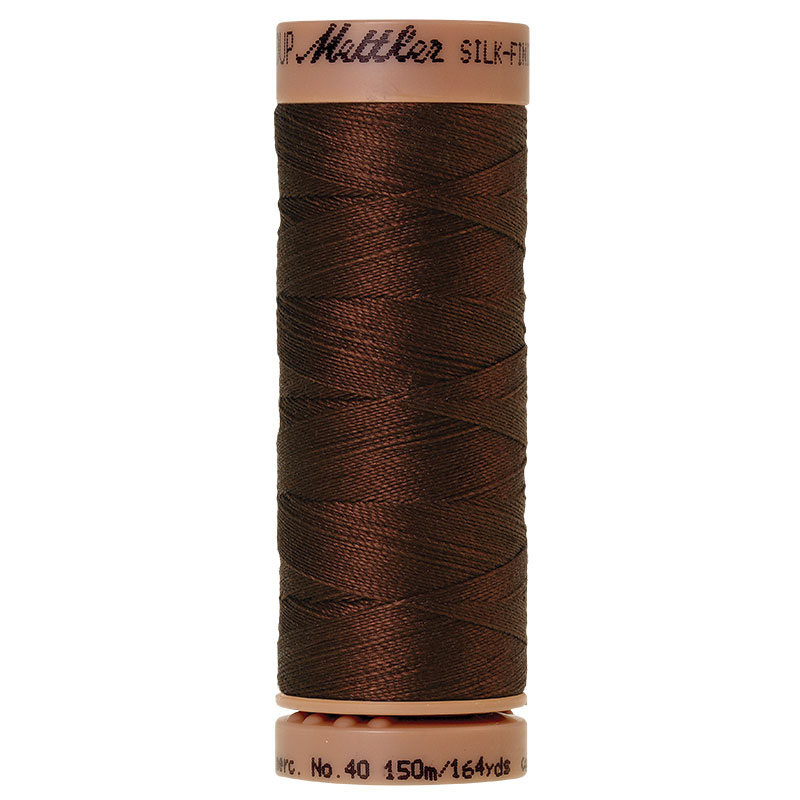 Silk Finish Thread 40wt Friar Brown 0173