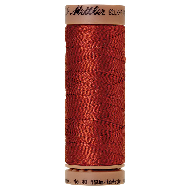 Silk Finish Thread 40wt Brick 1074