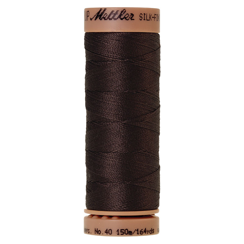 Silk Finish Thread 40wt Black Peppercorn 1382