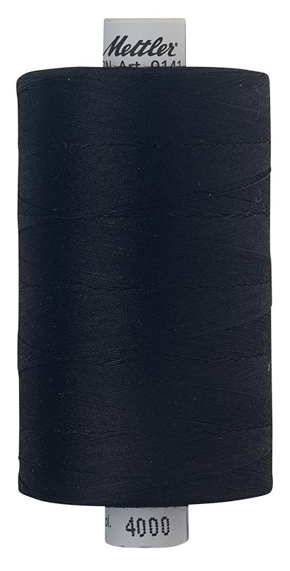 Silk Finish 40wt 1000M Black 4000