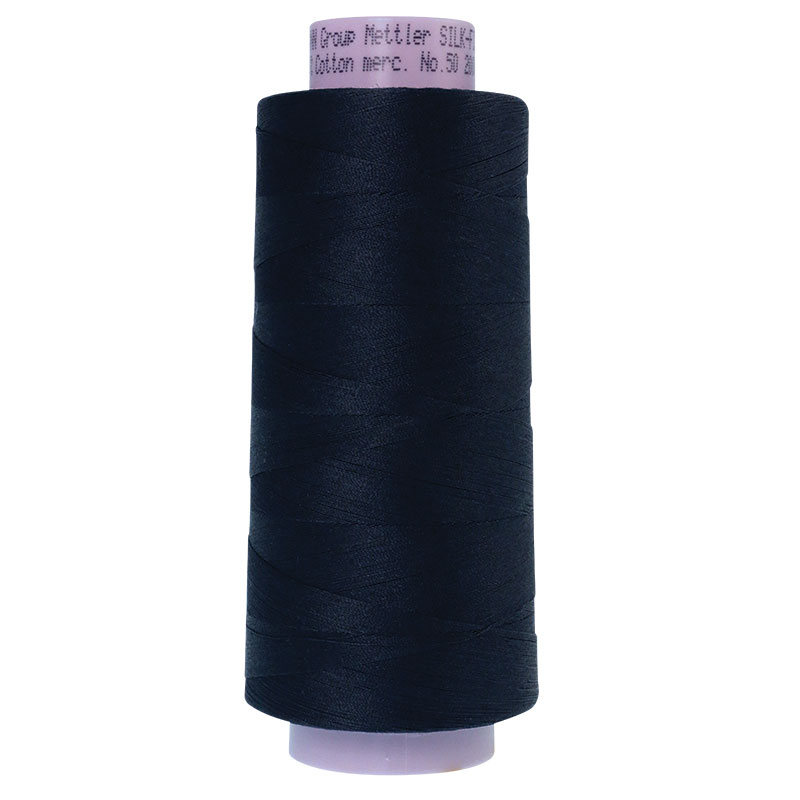Silk Finish Thread 50wt Darkest Blue 0821