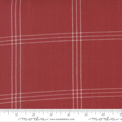 16" Americana Window Pane Red - Quilt Fabric