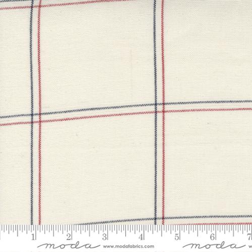 16" Americana Window Pane Cream - Quilt Fabric