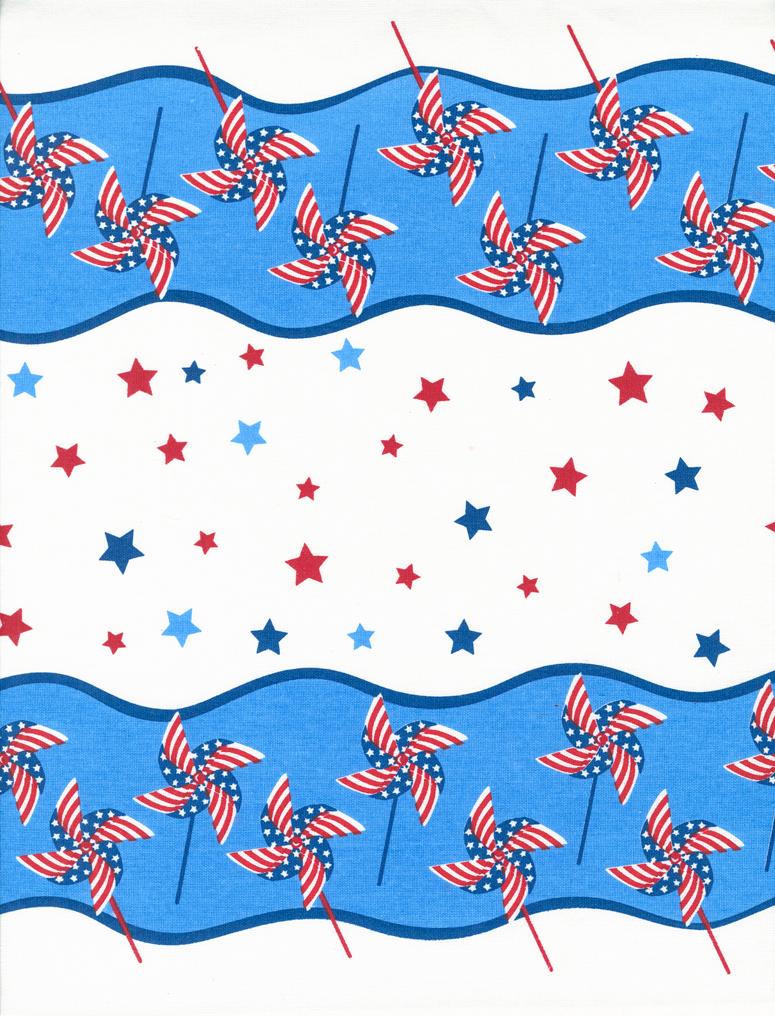 16" Classic Retro - Pinwheel Para - Quilt Fabric