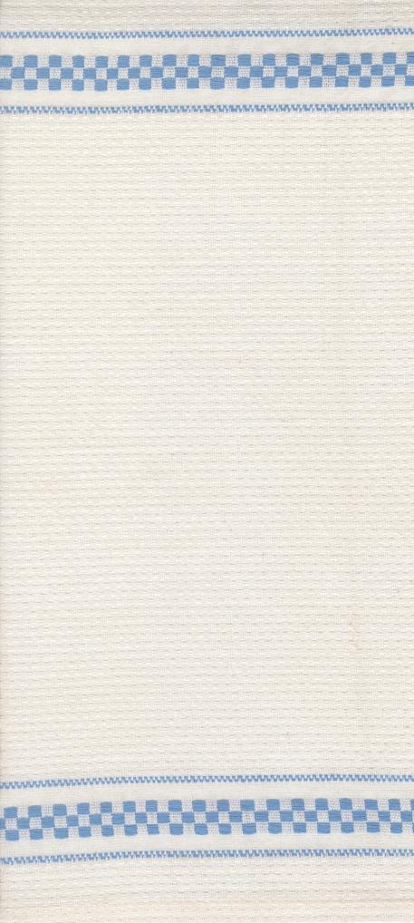 16" Rosie Toweling Waffle Check Cream Sky - Quilt Fabric