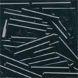 Mill Hill 92014 Black Bugle Beads - 15mm Long