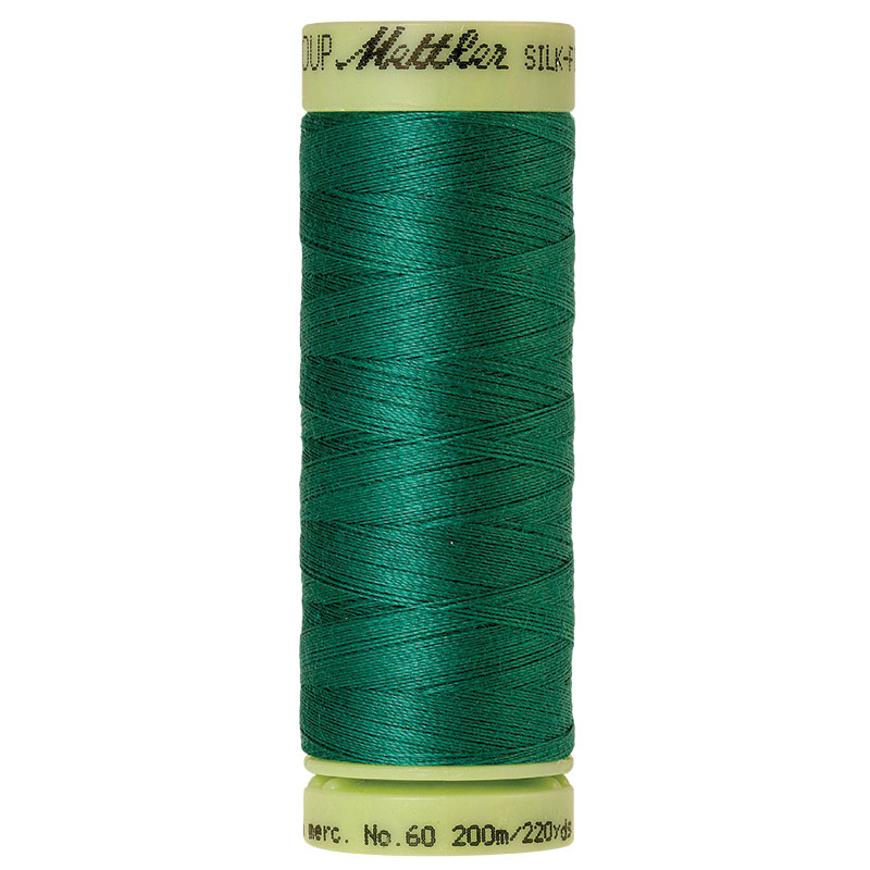 Silk Finish Thread 60wt Green 0222