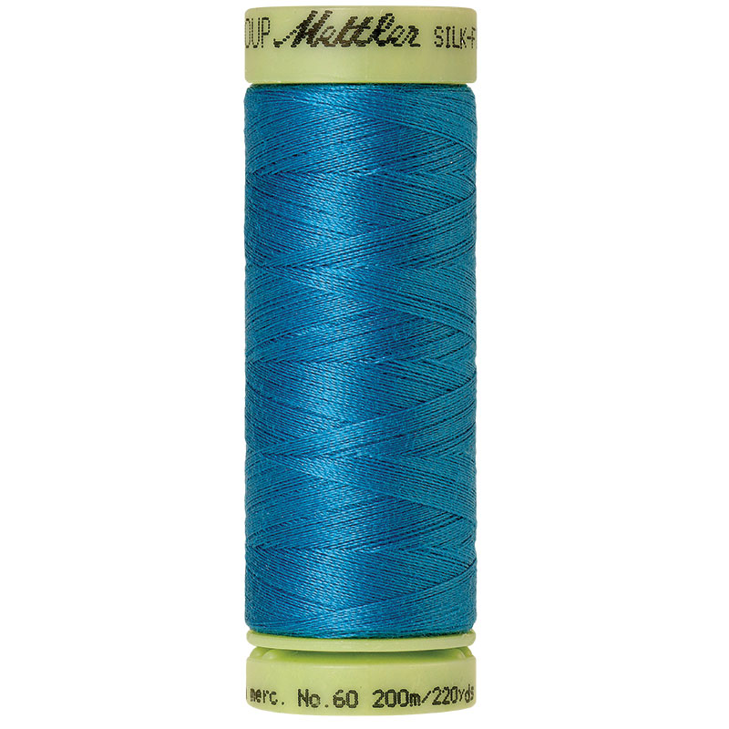 Silk Finish Thread 60wt Caribbean Sea Blue 0999