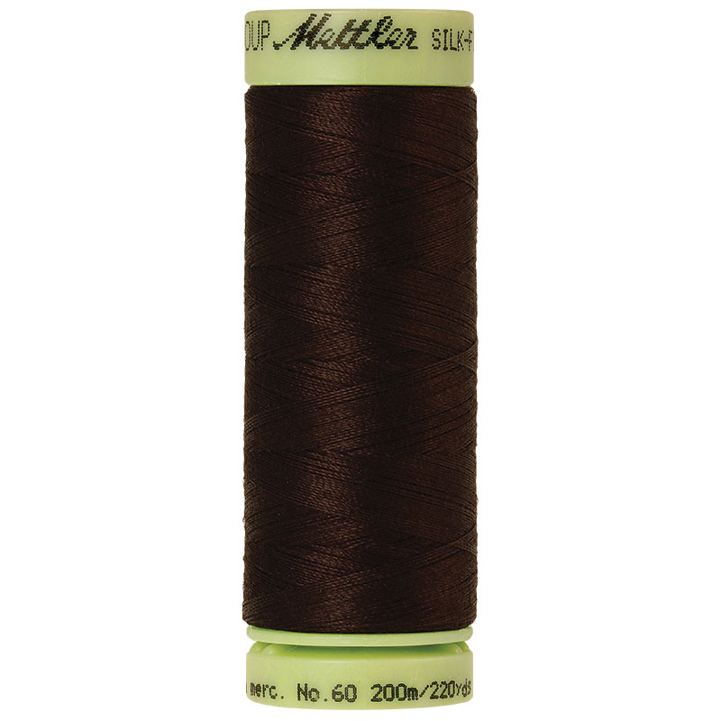 Silk Finish Thread 60wt Very Dark Brown 1002