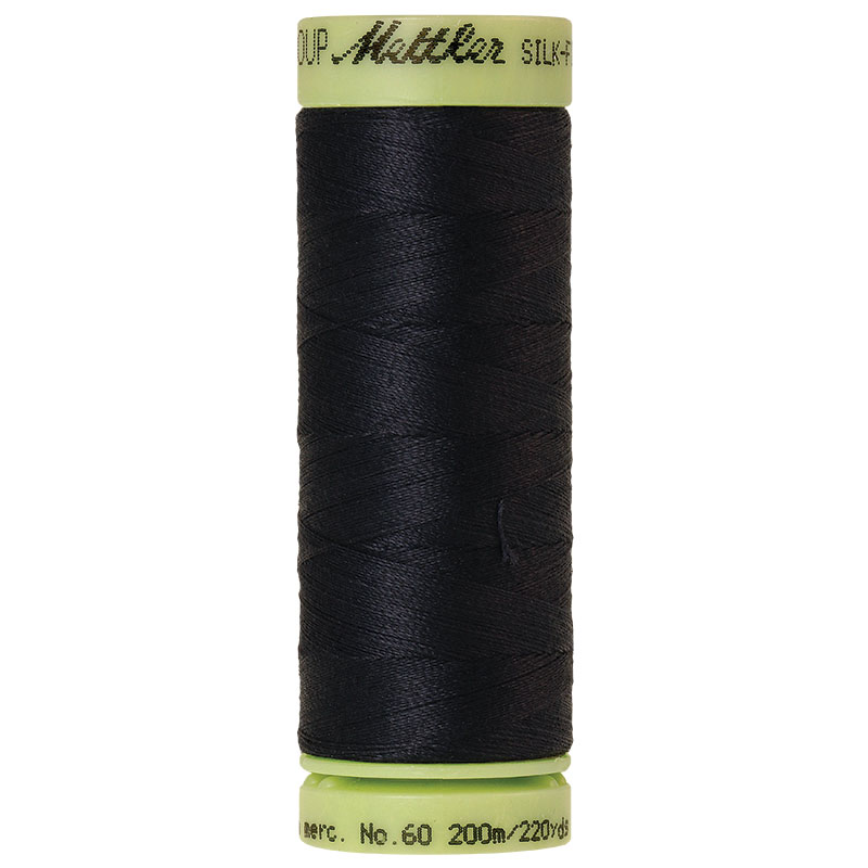Silk Finish Thread 60wt Black Iris 1243
