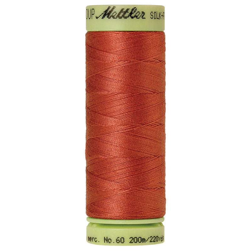 Silk Finish Thread 60wt Reddish Ocher 1288