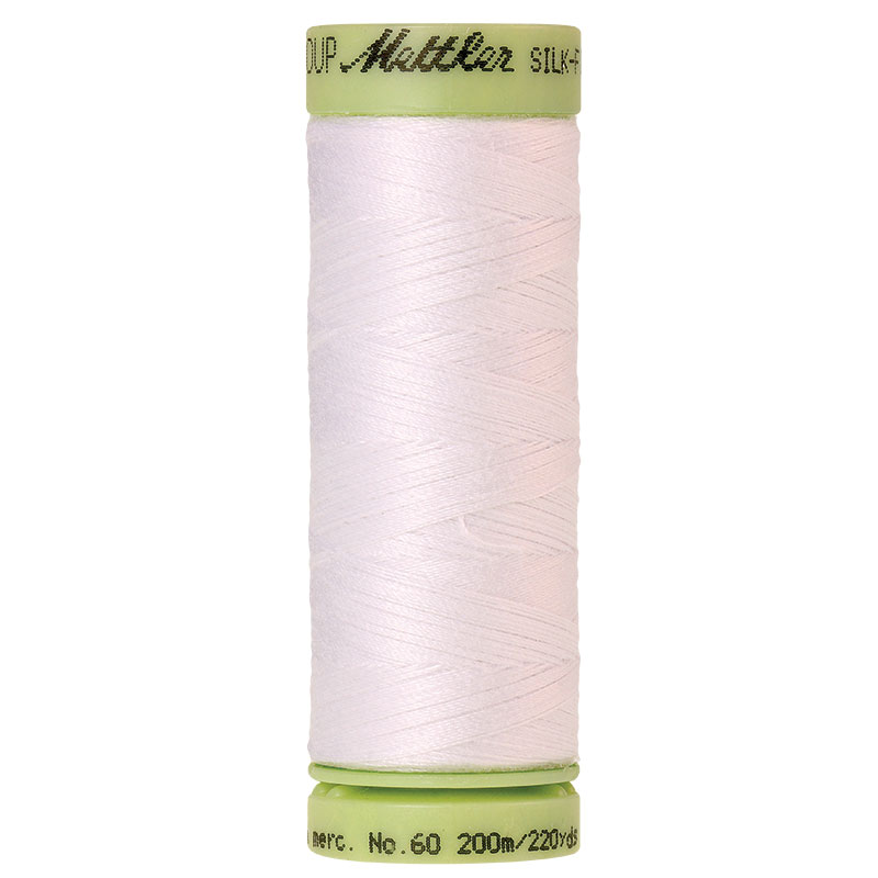 Silk Finish Thread 60wt White 2000