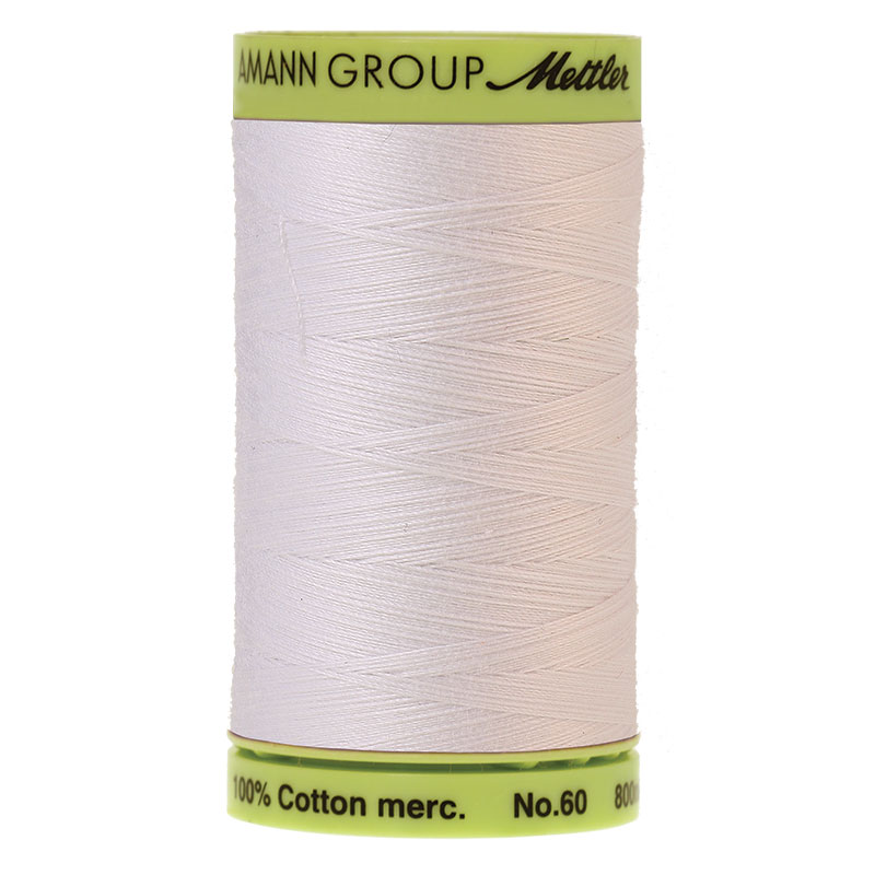 Silk Finish Thread 60wt White 2000