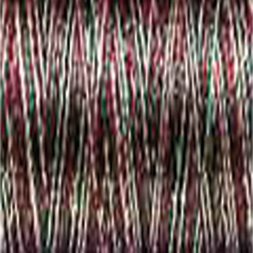 Rayon 30 wt Thread 500yds Green/Burgundy/Tan 2207
