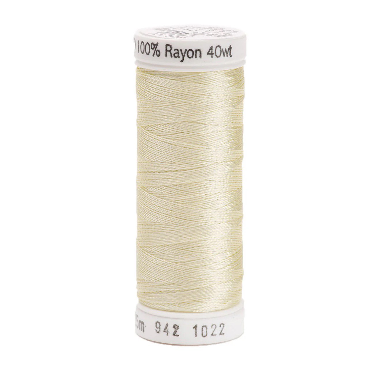 Rayon 40wt Thread 250yd Cream 1022