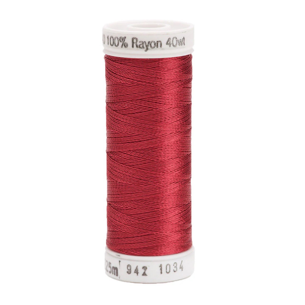 Rayon 40 wt Thread 250yds Burgundy 1034