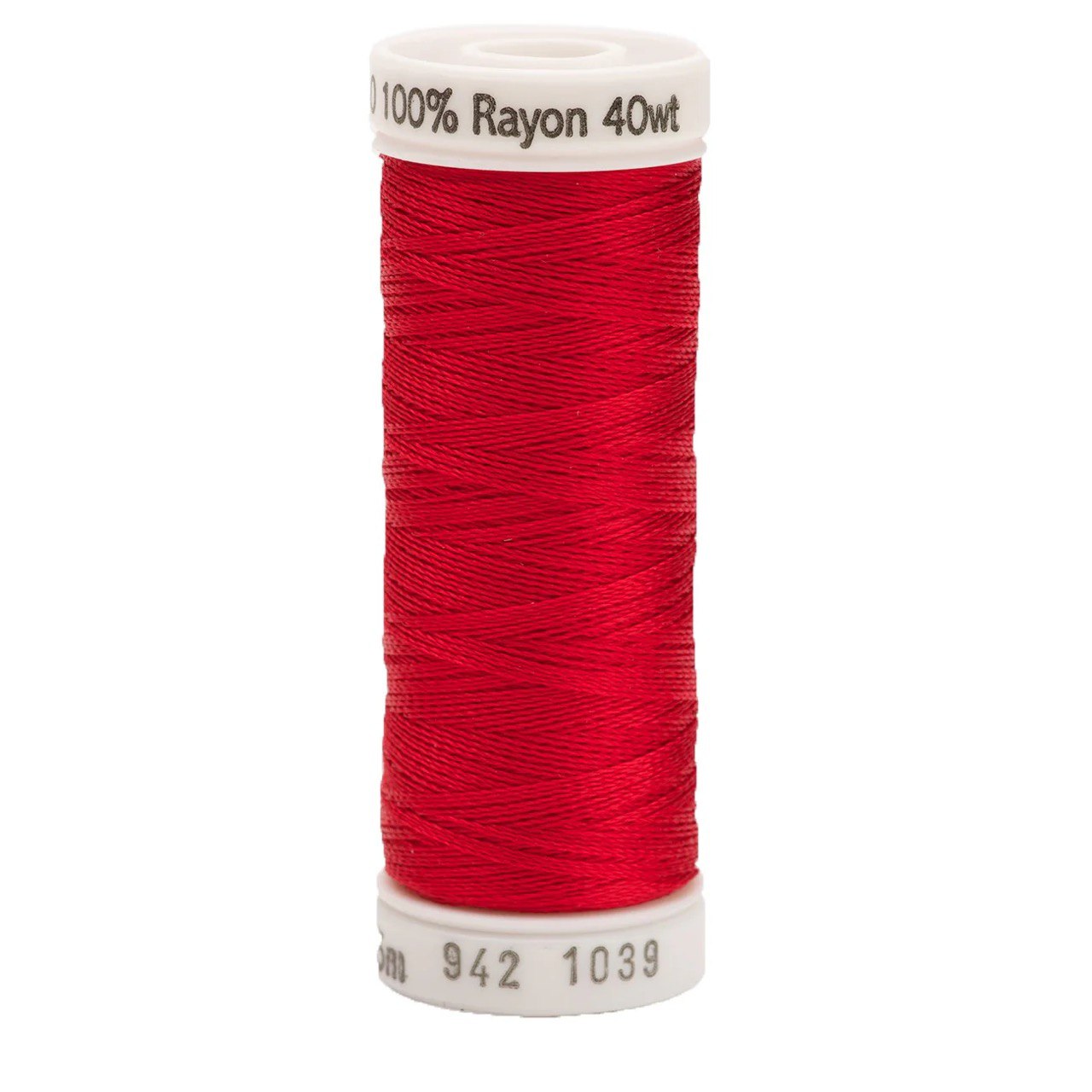 Rayon 40 wt Thread 250yds True Red 1039