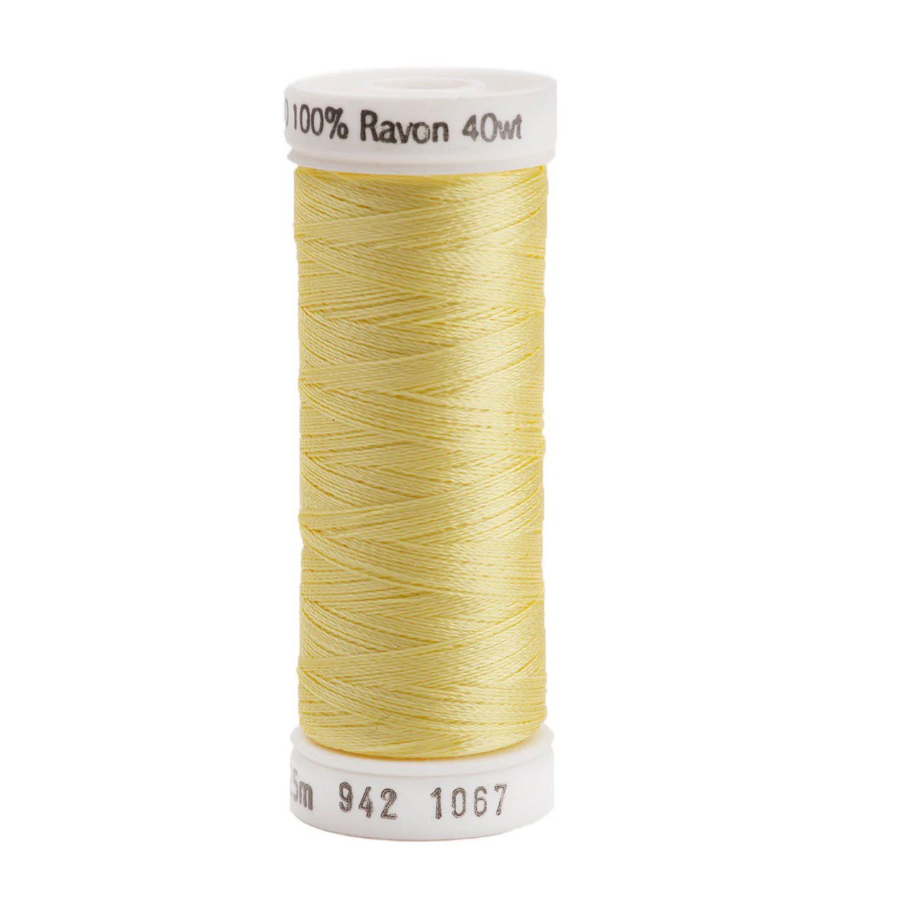 Rayon 40 wt Thread 250yds Lemon Yellow 1067