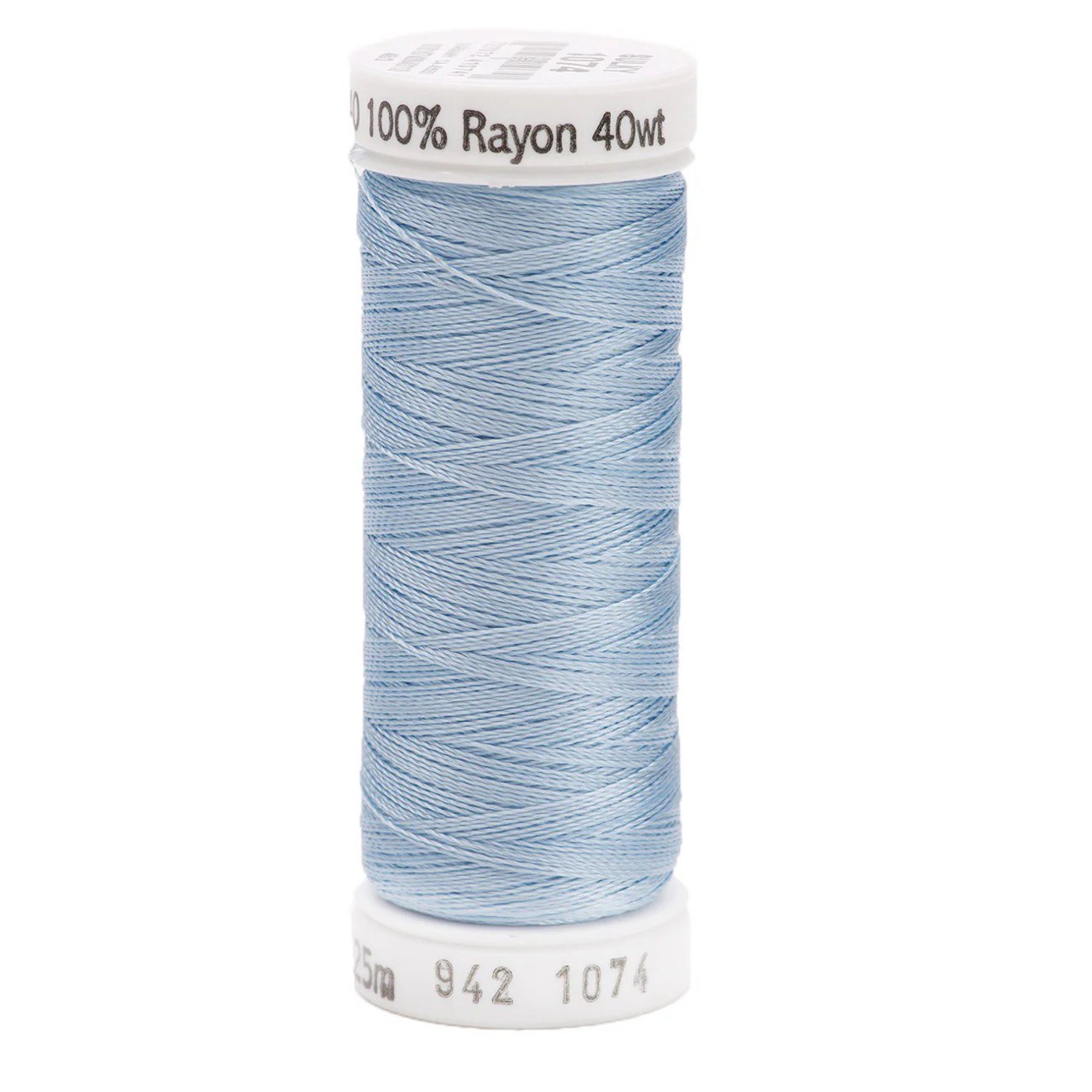 Rayon 40 wt Thread 250yds Pale Powder Blue 1074