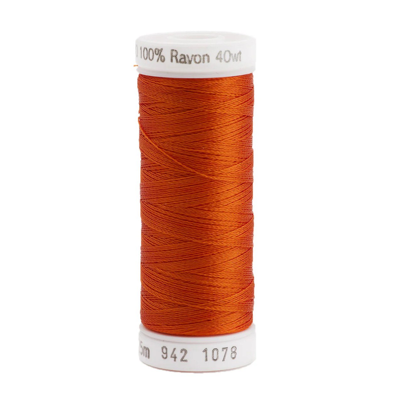 Rayon 40 wt Thread 250yds Tangerine 1078