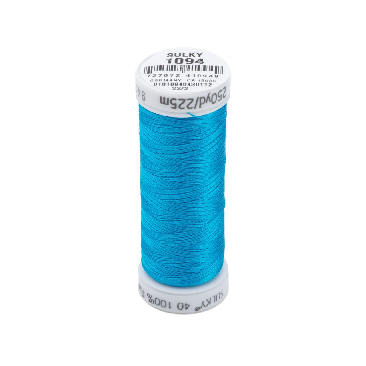 Rayon 40 wt Thread 250yds Medium Turquoise 1094