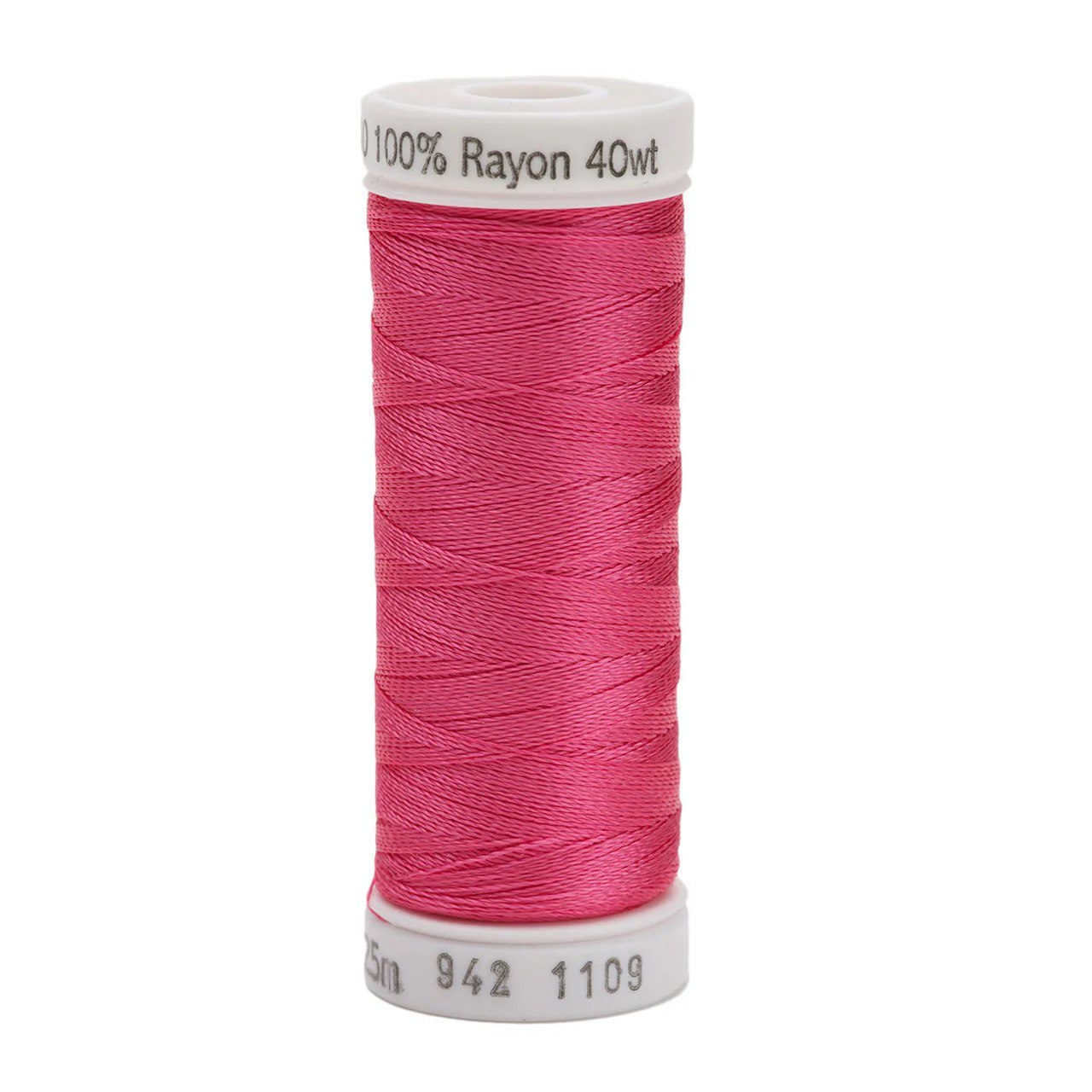 Rayon 40 wt Thread 250yds Hot Pink 1109