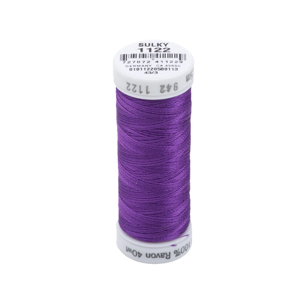 Rayon 40 wt Thread 250yds Purple 1122