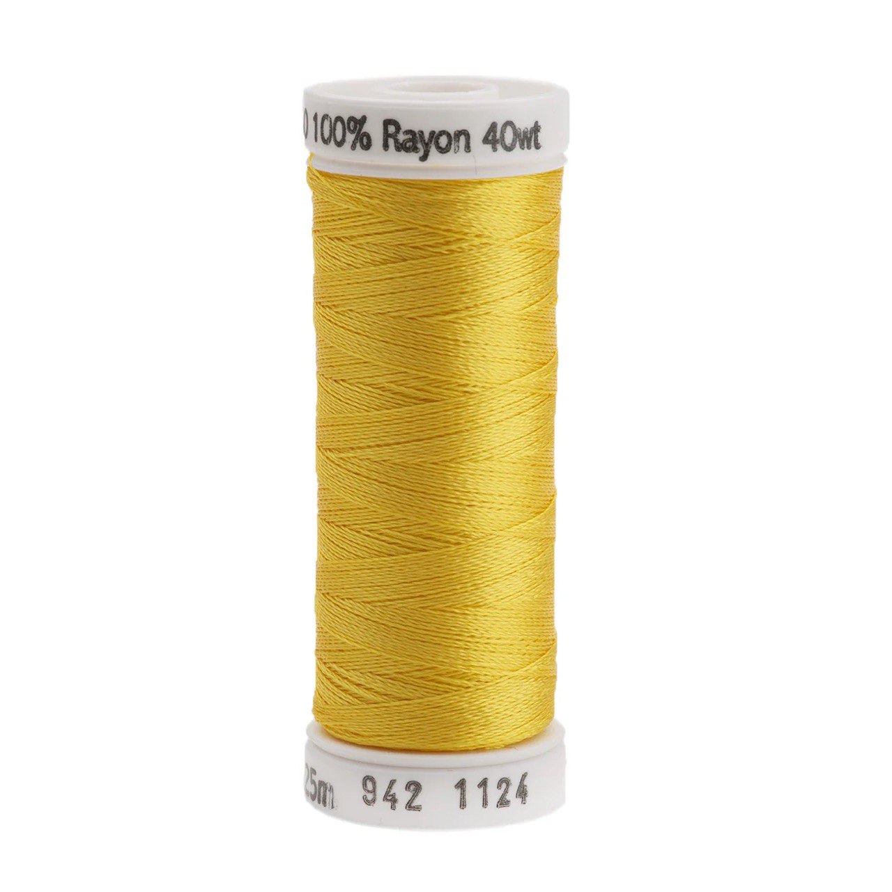 Rayon 40 wt Thread 250yds Sun Yellow 1124