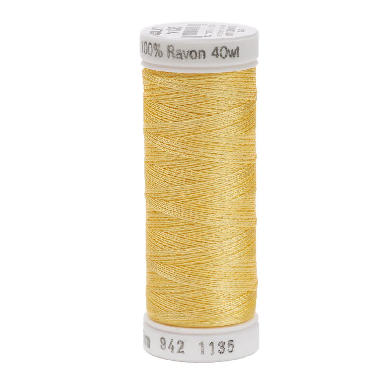 Rayon 40 wt Thread 250yds Pastel Yellow 1135