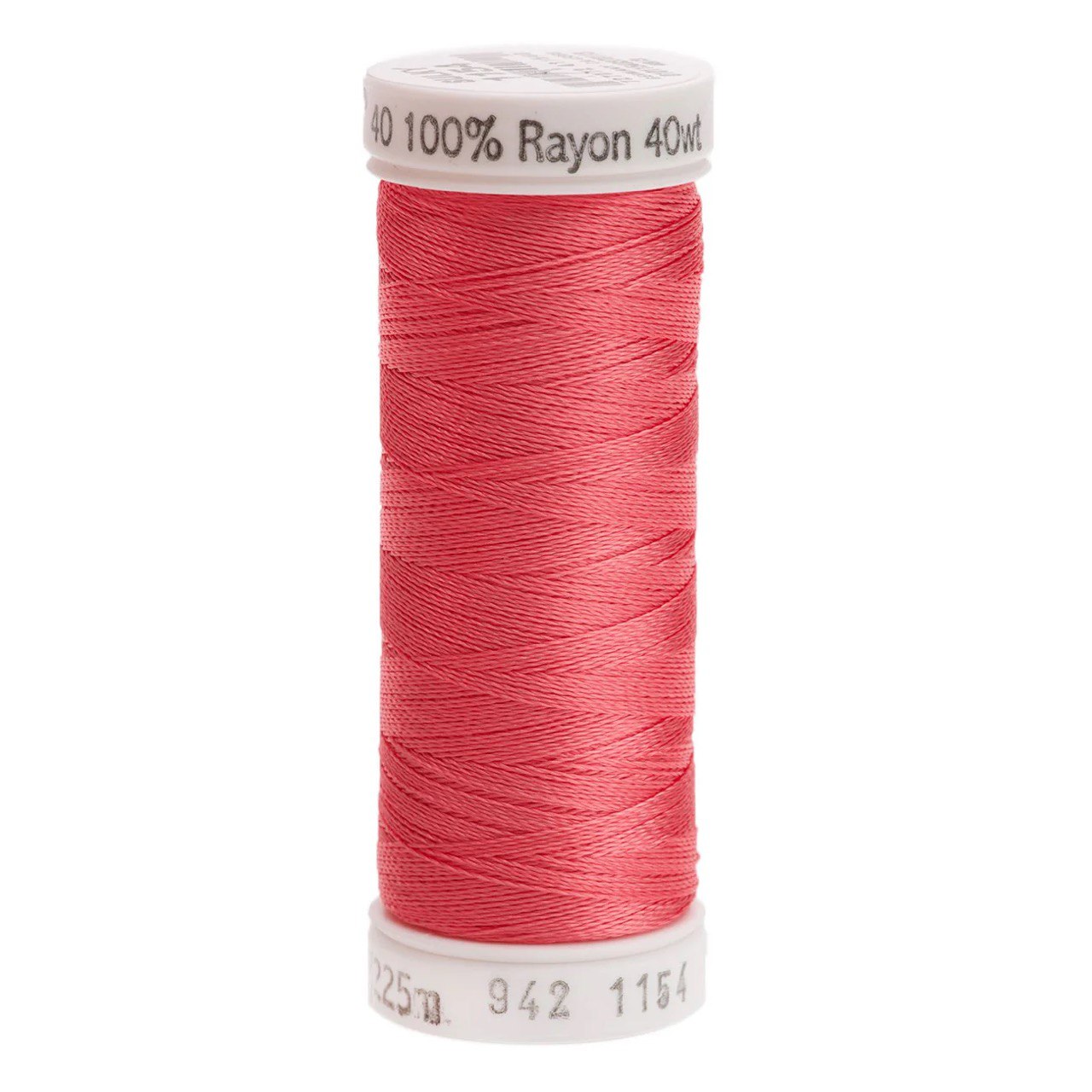 Rayon 40 wt Thread 250yds Coral 1154