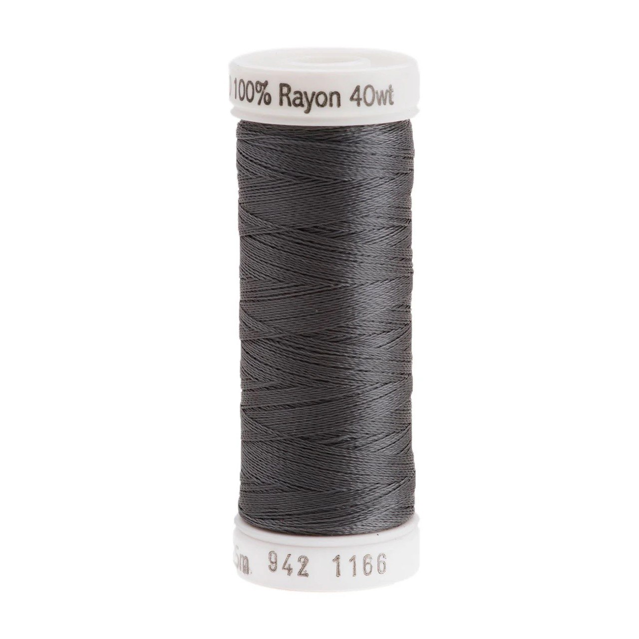 Rayon 40 wt Thread 250yds Medium Steel Gray 1166