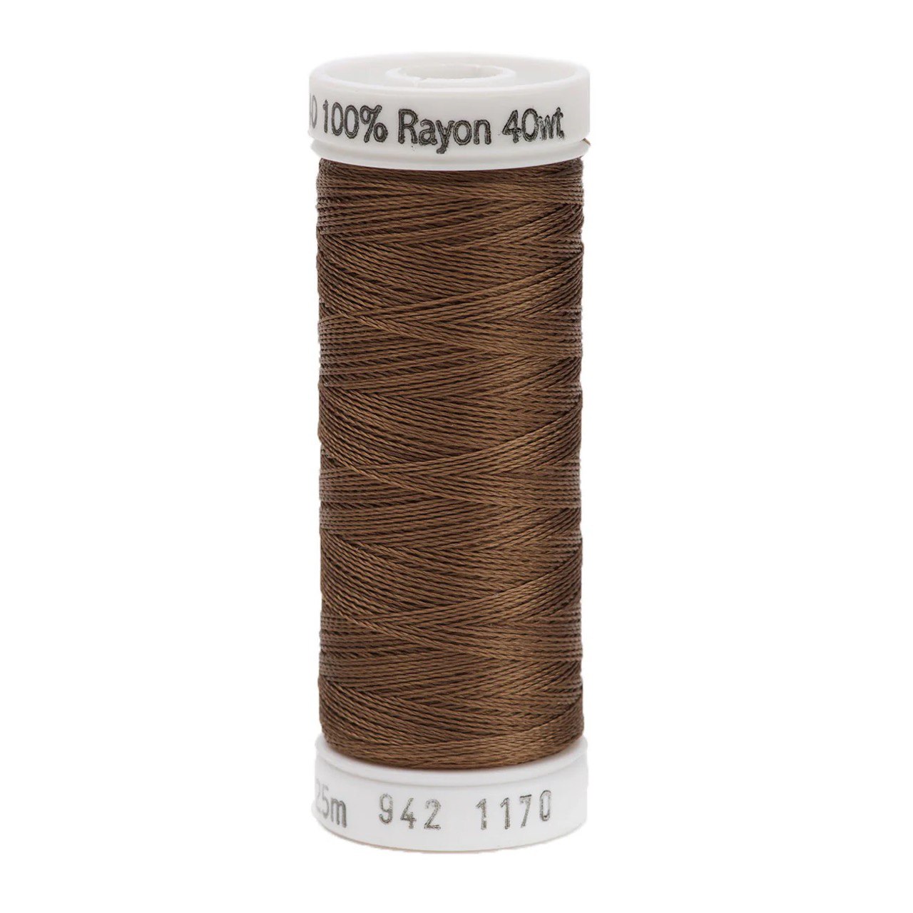 Rayon 40 wt Thread 250yds Light Brown 1170